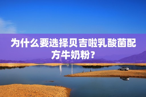 为什么要选择贝吉啦乳酸菌配方牛奶粉？