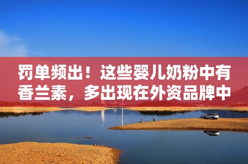 罚单频出！这些婴儿奶粉中有香兰素，多出现在外资品牌中