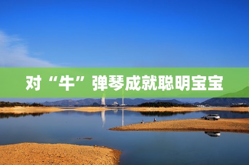 对“牛”弹琴成就聪明宝宝