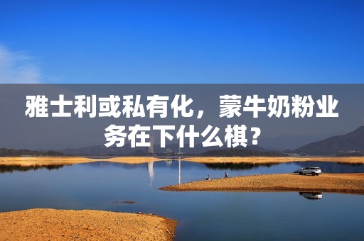 雅士利或私有化，蒙牛奶粉业务在下什么棋？