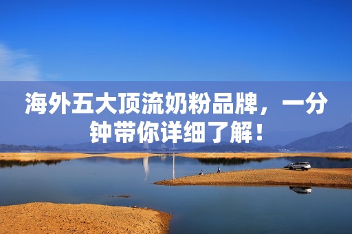 海外五大顶流奶粉品牌，一分钟带你详细了解！