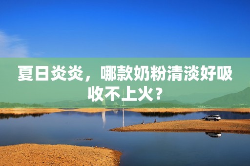 夏日炎炎，哪款奶粉清淡好吸收不上火？
