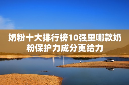 奶粉十大排行榜10强里哪款奶粉保护力成分更给力