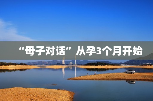 “母子对话”从孕3个月开始