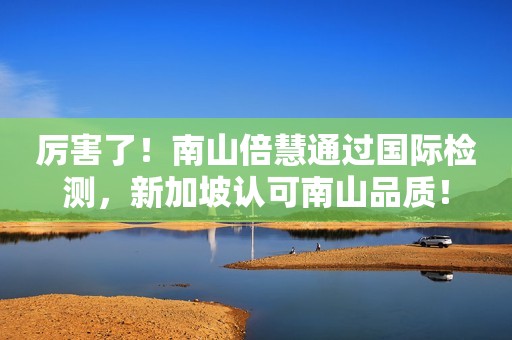 厉害了！南山倍慧通过国际检测，新加坡认可南山品质！