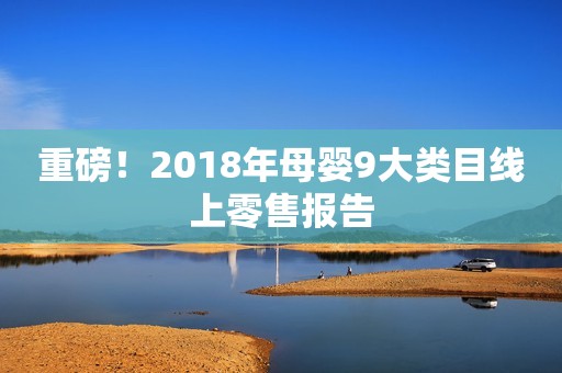 重磅！2018年母婴9大类目线上零售报告