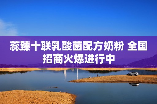 蕊臻十联乳酸菌配方奶粉 全国招商火爆进行中