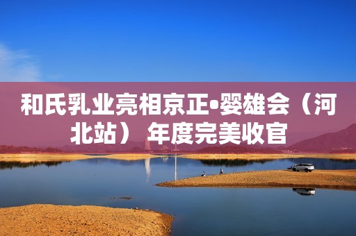 和氏乳业亮相京正•婴雄会（河北站） 年度完美收官