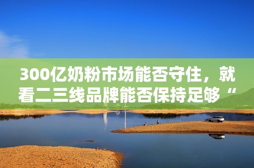 300亿奶粉市场能否守住，就看二三线品牌能否保持足够“活跃”！
