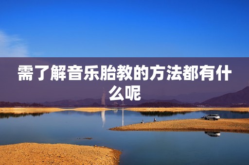 需了解音乐胎教的方法都有什么呢