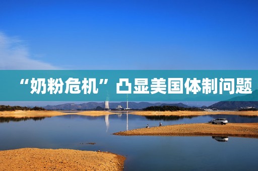 “奶粉危机”凸显美国体制问题