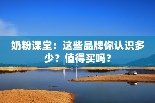 奶粉课堂：这些品牌你认识多少？值得买吗？