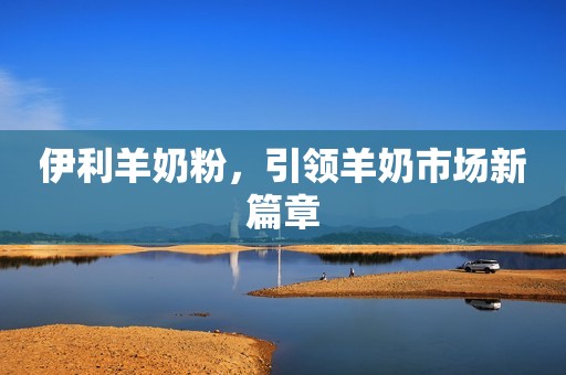 伊利羊奶粉，引领羊奶市场新篇章