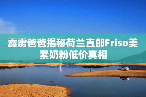 霹雳爸爸揭秘荷兰直邮Friso美素奶粉低价真相