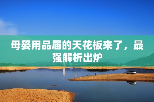 母婴用品届的天花板来了，最强解析出炉