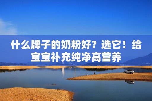 什么牌子的奶粉好？选它！给宝宝补充纯净高营养