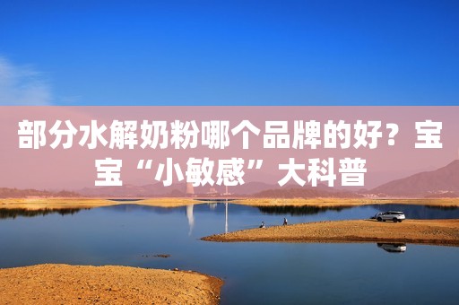 部分水解奶粉哪个品牌的好？宝宝“小敏感”大科普