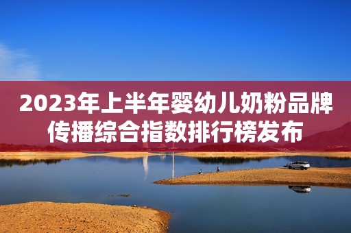 2023年上半年婴幼儿奶粉品牌传播综合指数排行榜发布