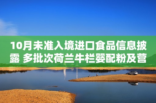 10月未准入境进口食品信息披露 多批次荷兰牛栏婴配粉及营养品在列