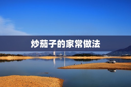 炒茄子的家常做法