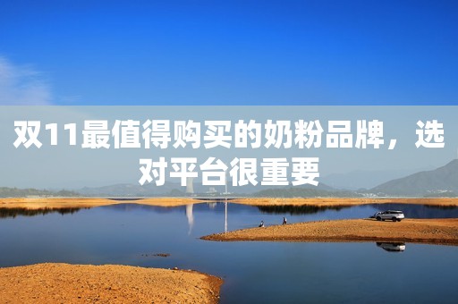 双11最值得购买的奶粉品牌，选对平台很重要