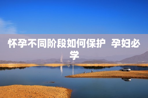 怀孕不同阶段如何保护  孕妇必学