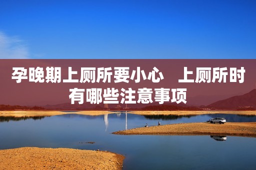 孕晚期上厕所要小心   上厕所时有哪些注意事项