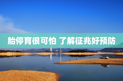 胎停育很可怕 了解征兆好预防