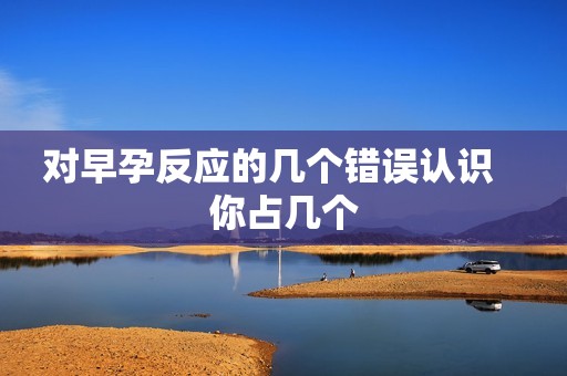 对早孕反应的几个错误认识   你占几个