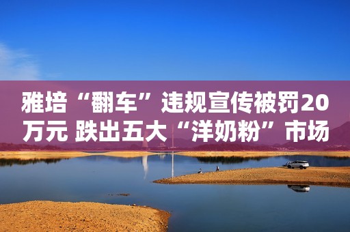 雅培“翻车”违规宣传被罚20万元 跌出五大“洋奶粉”市场