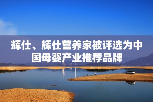 辉仕、辉仕营养家被评选为中国母婴产业推荐品牌