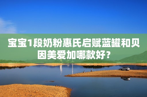 宝宝1段奶粉惠氏启赋蓝罐和贝因美爱加哪款好？