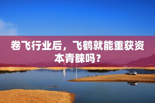 卷飞行业后，飞鹤就能重获资本青睐吗？