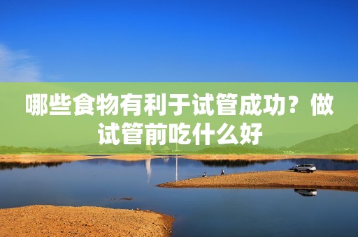 哪些食物有利于试管成功？做试管前吃什么好