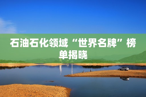 石油石化领域“世界名牌”榜单揭晓
