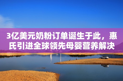 3亿美元奶粉订单诞生于此，惠氏引进全球领先母婴营养解决方案进博亮相