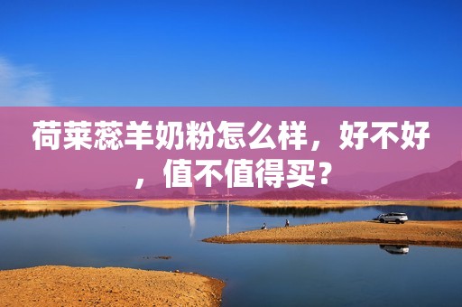 荷莱蕊羊奶粉怎么样，好不好，值不值得买？