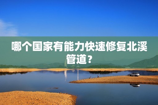 哪个国家有能力快速修复北溪管道？