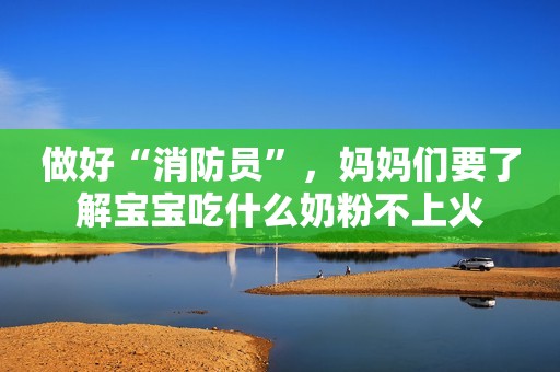 做好“消防员”，妈妈们要了解宝宝吃什么奶粉不上火