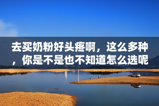 去买奶粉好头疼啊，这么多种，你是不是也不知道怎么选呢？...