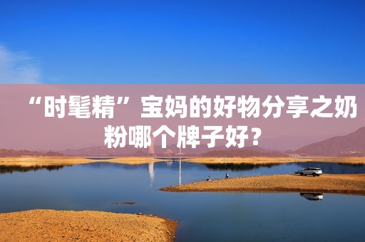 “时髦精”宝妈的好物分享之奶粉哪个牌子好？