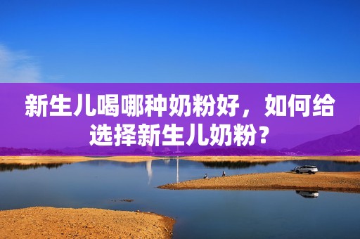 新生儿喝哪种奶粉好，如何给选择新生儿奶粉？