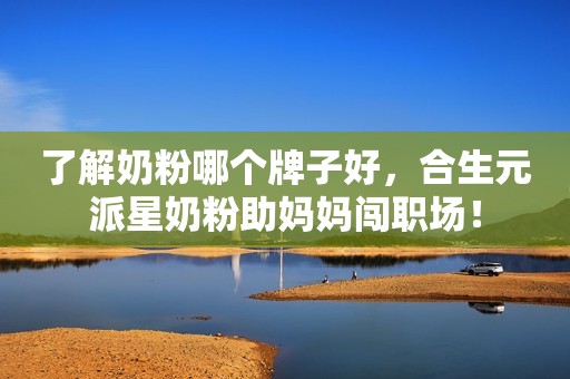 了解奶粉哪个牌子好，合生元派星奶粉助妈妈闯职场！