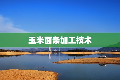 玉米面条加工技术