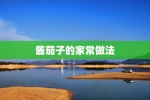 酱茄子的家常做法