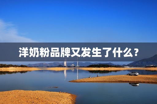 洋奶粉品牌又发生了什么？