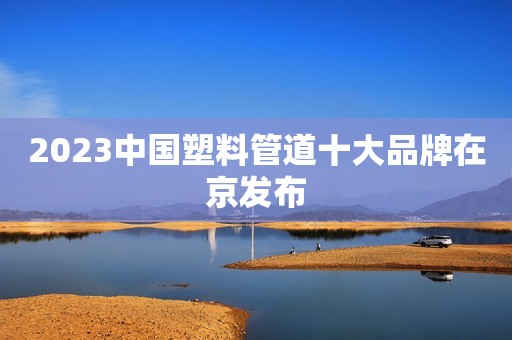 2023中国塑料管道十大品牌在京发布