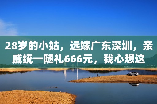 28岁的小姑，远嫁广东深圳，亲戚统一随礼666元，我心想这也太少了，为了让小姑高兴一下，我随礼888元，吃完饭走的时候小姑拉我到她的房子去，说这是给你的红包，还有一箱淮山糕点，我笑嘻嘻的收下了。  说着小姑打开一个盒子，拿出一个打开，说:“这个糕点和这里的糯米糕不一样，这种糕点是老式手艺做成的薏米糕，口感好而不腻，还有薏米的香味，易消化，养胃，不上火，符合现在人们吃的健康食品的理念。”  她递给我一个，让我尝一尝，比较一下。我咬了一口，小心翼翼地抿了一口，然后点点头说:“这个糕点还可以。软硬适中