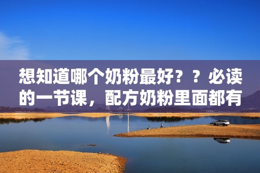 想知道哪个奶粉最好？？必读的一节课，配方奶粉里面都有啥...
