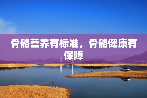 骨骼营养有标准，骨骼健康有保障